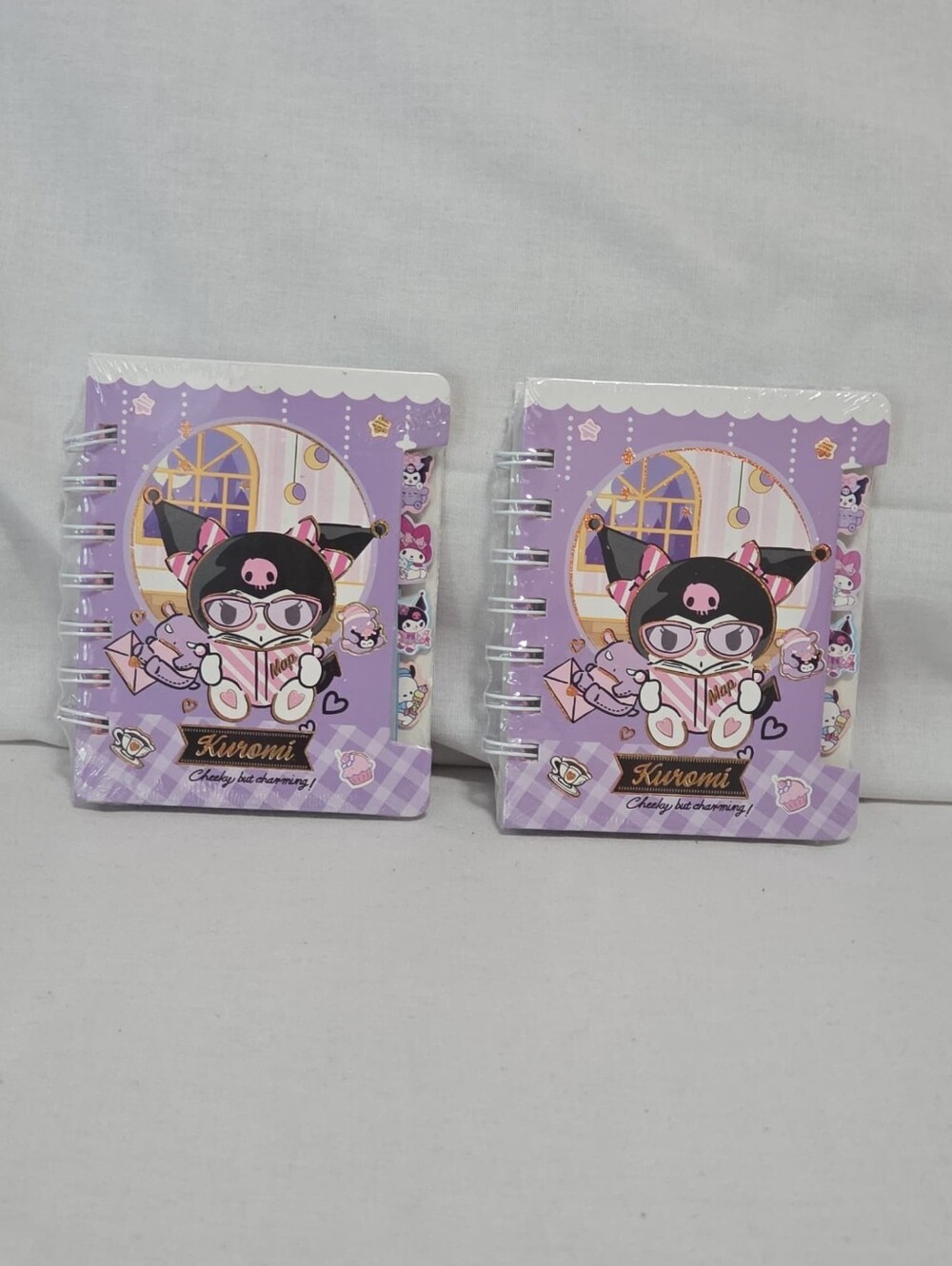 Kuromi tabbed mini notebook - Picture 5 of 5